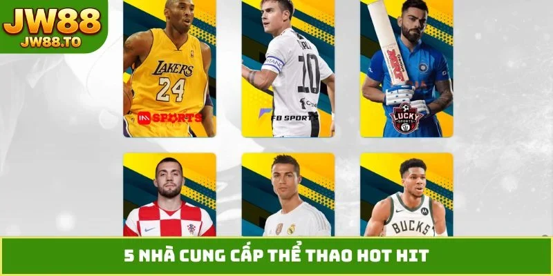 5 nhà cung cấp thể thao hot hit