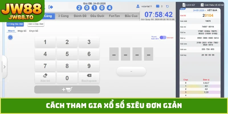 Cách tham gia xổ số siêu đơn giản