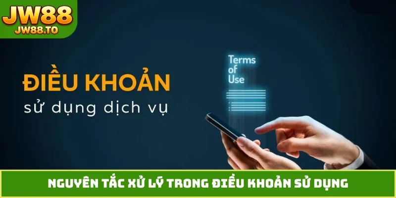 Nguyên tắc xử lý trong điều khoản sử dụng